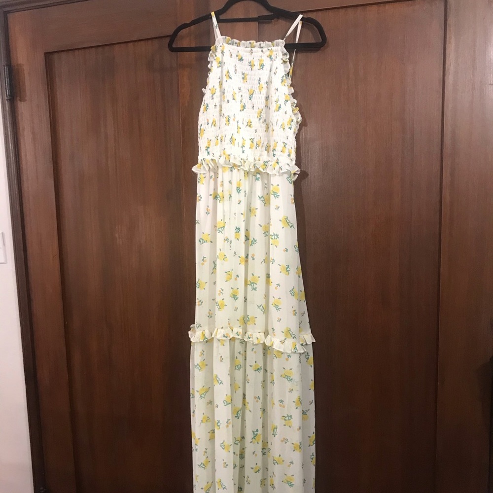 Betsy Johnson long floral print dress
